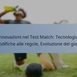 Innovazioni nel Test Match: Tecnologia, Modifiche alle regole, Evoluzione del gioco