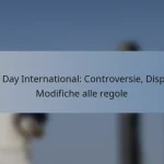 One Day International: Controversie, Dispute, Modifiche alle regole