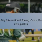 One Day International: Inning, Overs, Durata della partita