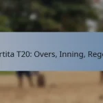 Partita T20: Overs, Inning, Regole