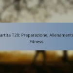 Partita T20: Preparazione, Allenamento, Fitness
