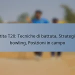 Partita T20: Tecniche di battuta, Strategie di bowling, Posizioni in campo