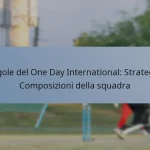 Regole del One Day International: Strategie, Composizioni della squadra