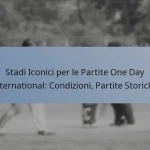 Stadi Iconici per le Partite One Day International: Condizioni, Partite Storiche