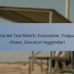 Storia dei Test Match: Evoluzione, Traguardi chiave, Giocatori leggendari