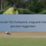 Storia del T20: Evoluzione, traguardi chiave, giocatori leggendari