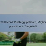 T20 Record: Punteggi più alti, Migliori prestazioni, Traguardi