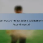 Test Match: Preparazione, Allenamento, Aspetti mentali